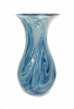 Medium Aqua Art Glass Vase